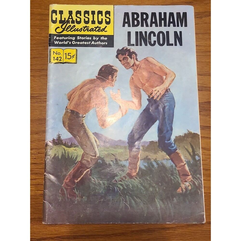 Vintage Classics Illustrated Abraham Lincoln 15 Cents.  1958